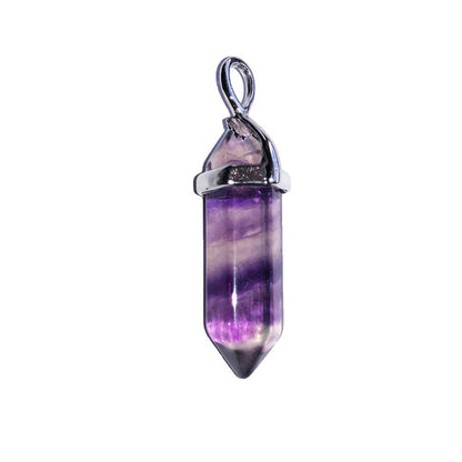 Ciondolo in Fluorite viola – Punta