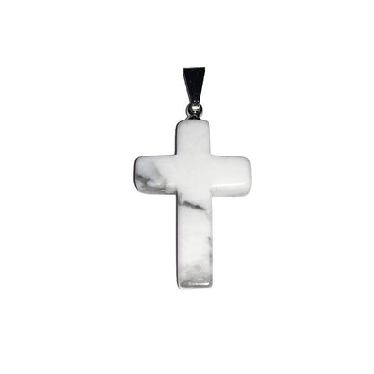 Ciondolo Howlite – Croce