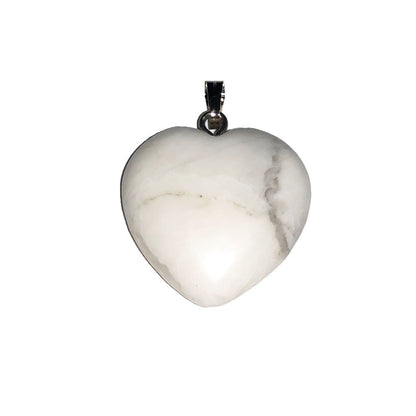 Ciondolo Howlite – Piccolo Cuore