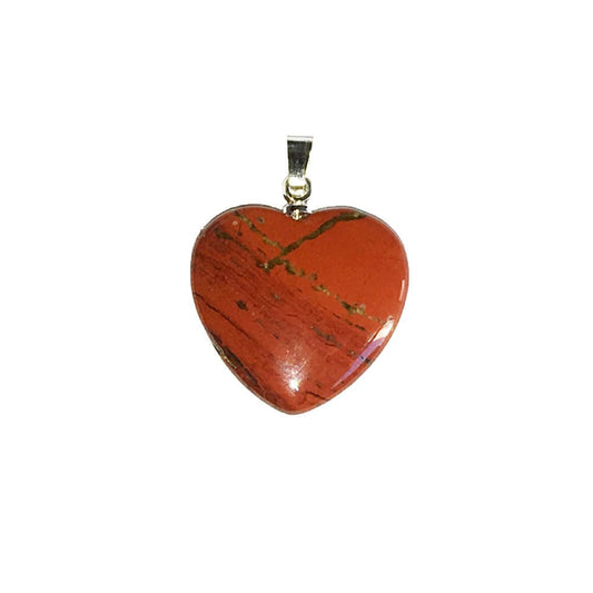 Ciondolo in diaspro rosso – Piccolo cuore