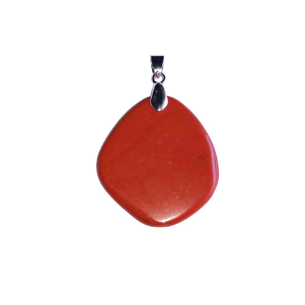 Ciondolo in Diaspro Rosso – Pietra piatta