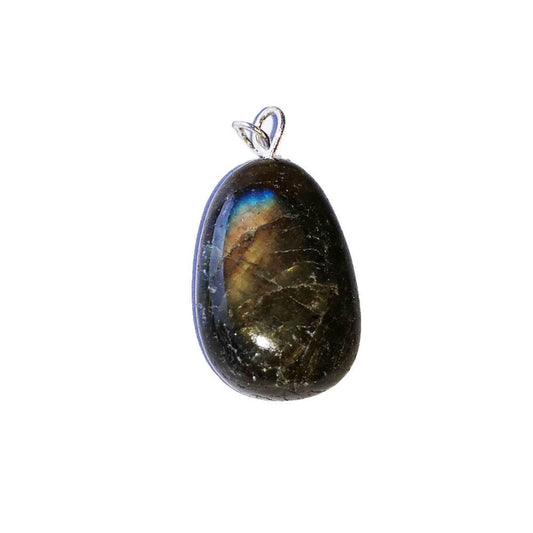 Ciondolo in Labradorite – Pietra burattata
