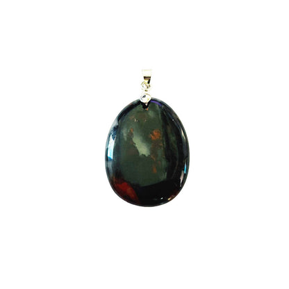 Ciondolo Bloodstone – Pietra piatta