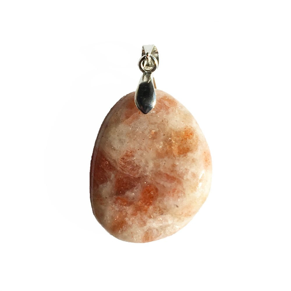 Ciondolo Sunstone – Pietra piatta