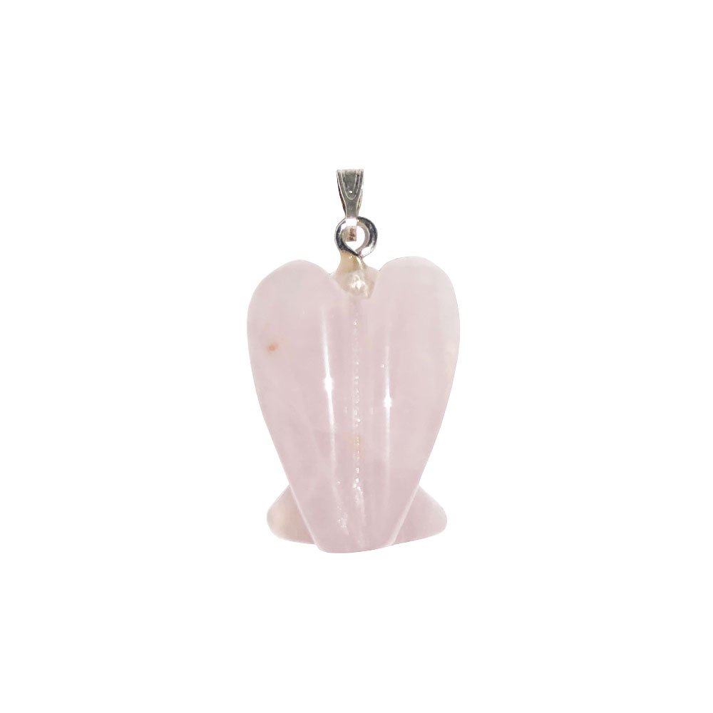 Ciondolo in quarzo rosa – Angioletto
