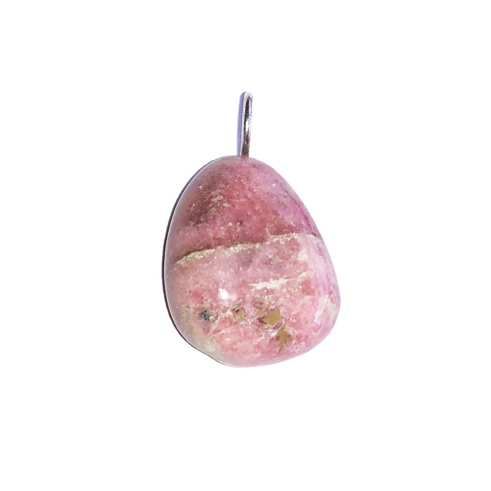 Ciondolo in rodonite – Pietra burattata