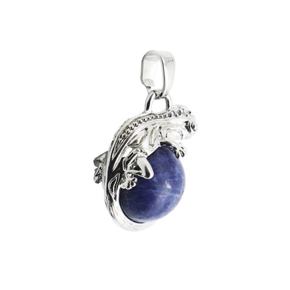 Ciondolo in Sodalite – Lucertola