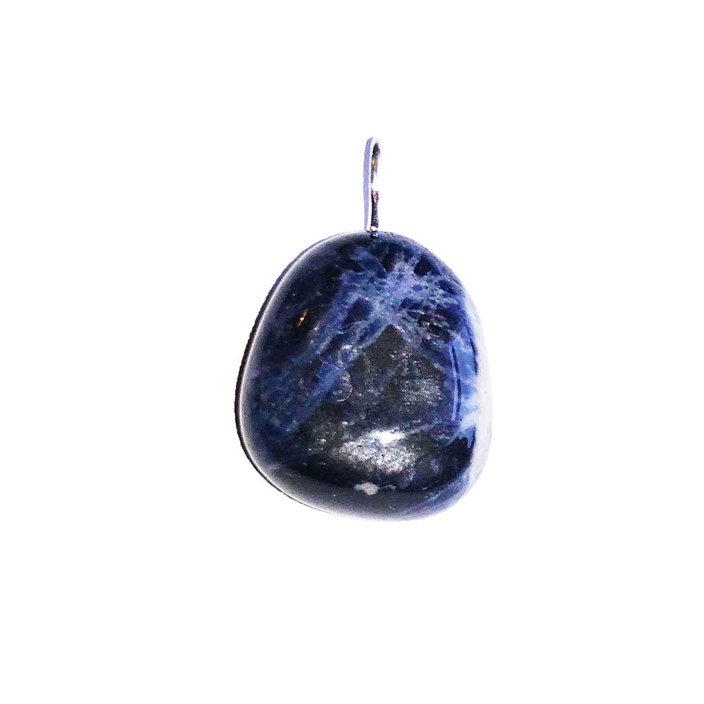 Ciondolo in sodalite – Pietra burattata