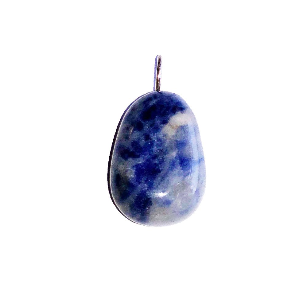Ciondolo in sodalite – Pietra burattata