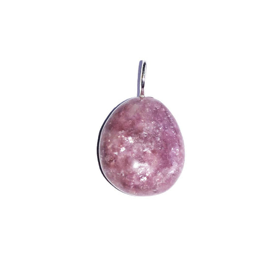 Ciondolo Tormalina Rosa – Pietra Burattata