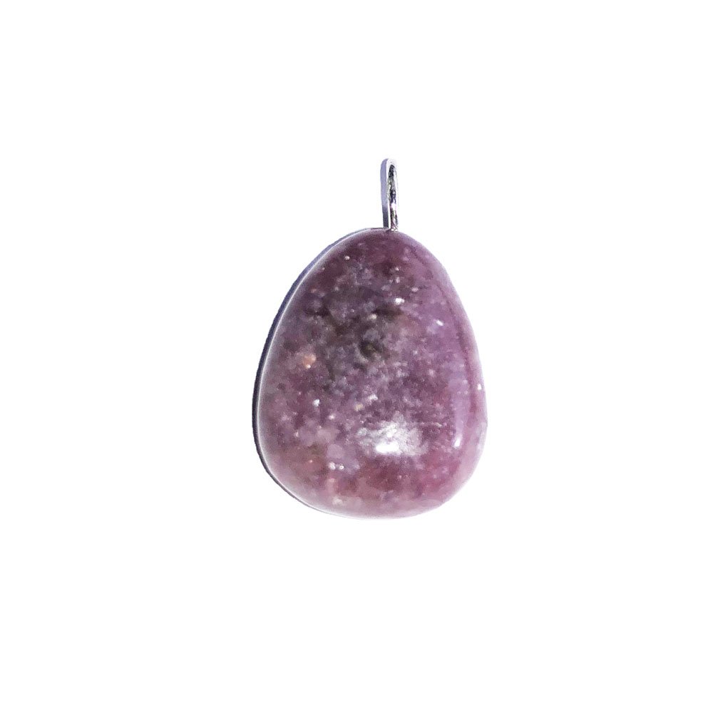 Ciondolo Tormalina Rosa – Pietra Burattata