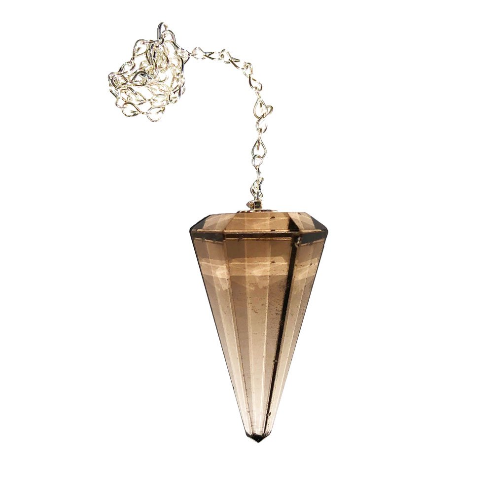 Pendolo in Quarzo Fumé – Esagonale