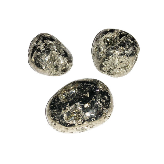 Pietra burattata di pirite proveniente dal Perù