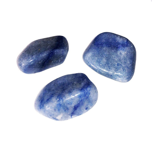 Pietra burattata di quarzo blu