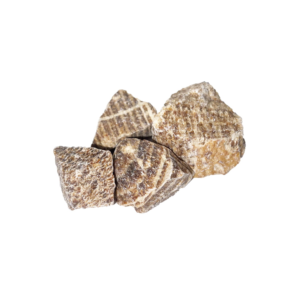 Pietra grezza di Aragonite marrone