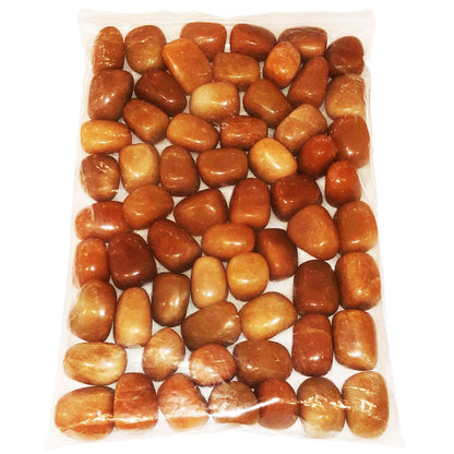 Pietra burattata avventurina rossa