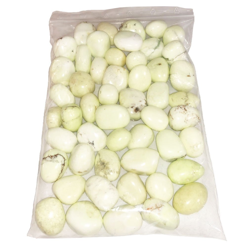 Pietra burattata al limone e crisoprasio