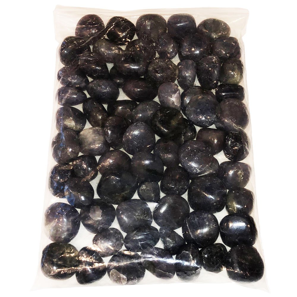 Pietra burattata di iolite