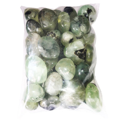 Pietra burattata di prehnite