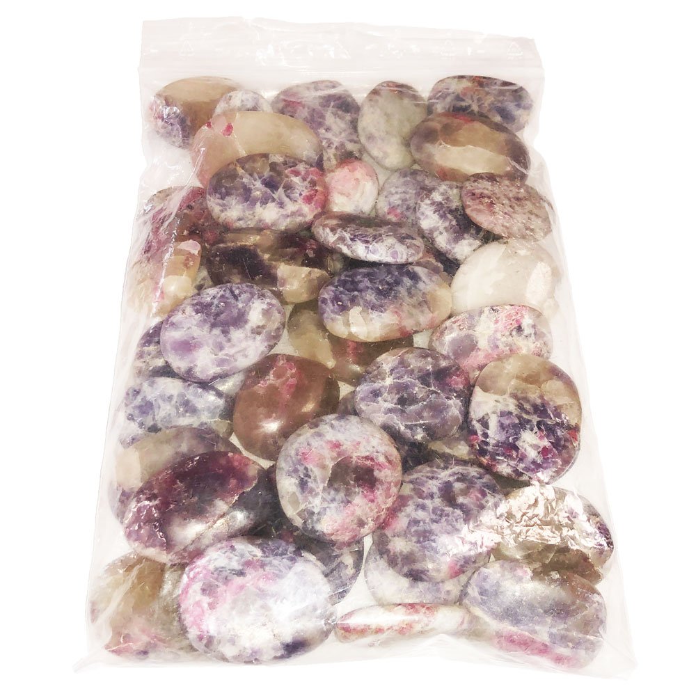 Pietra burattata di rubellite