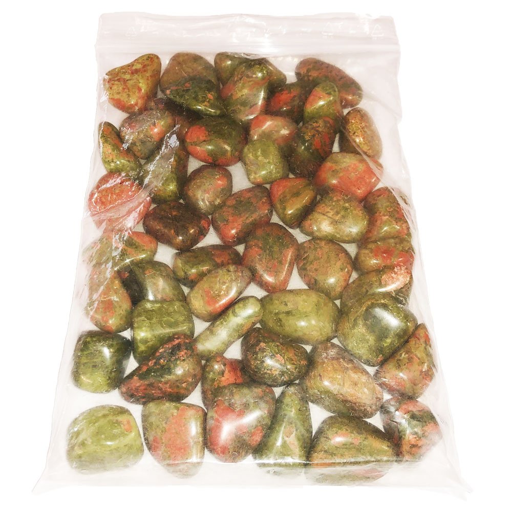 Pietra burattata Unakite