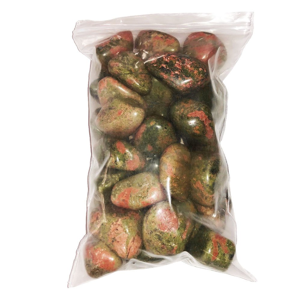 Pietra burattata Unakite
