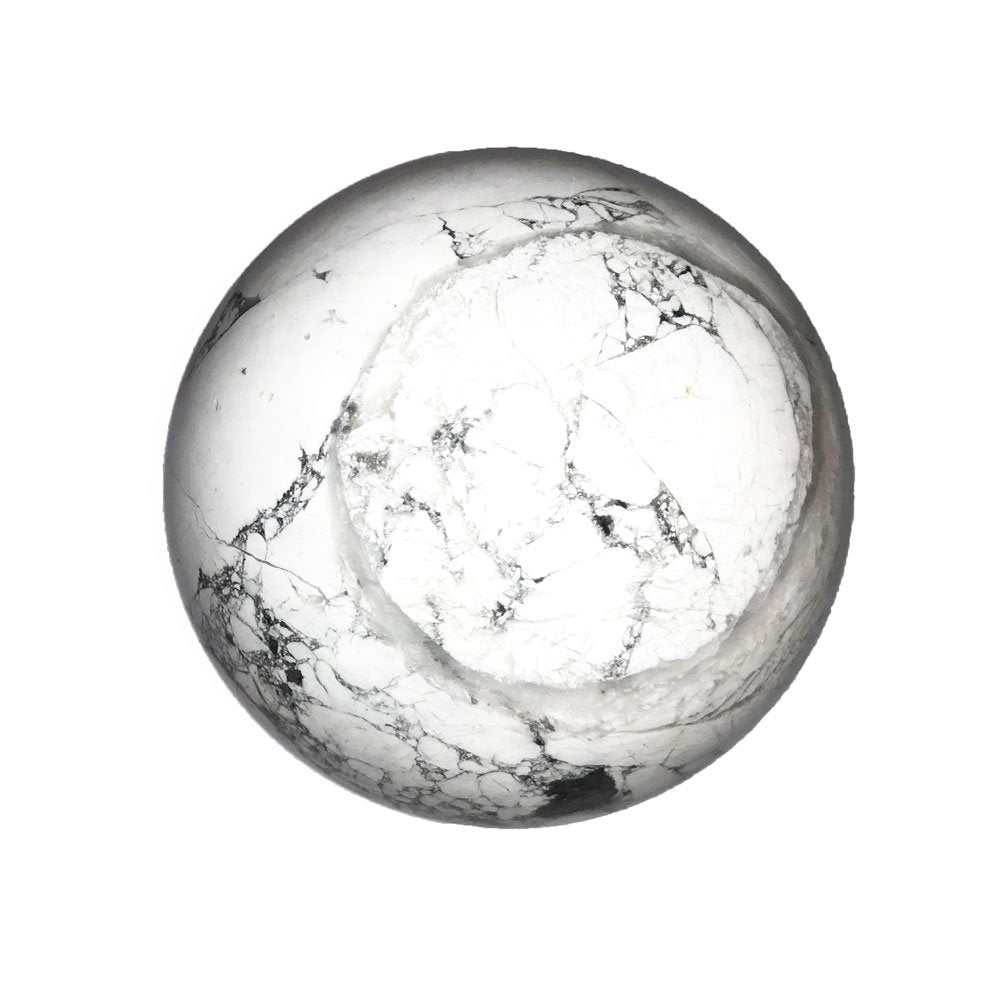 Sfera di Howlite – tra 50 e 55 mm