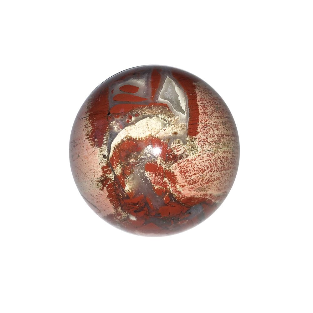 Sfera di Diaspro Brecciato – 40 mm