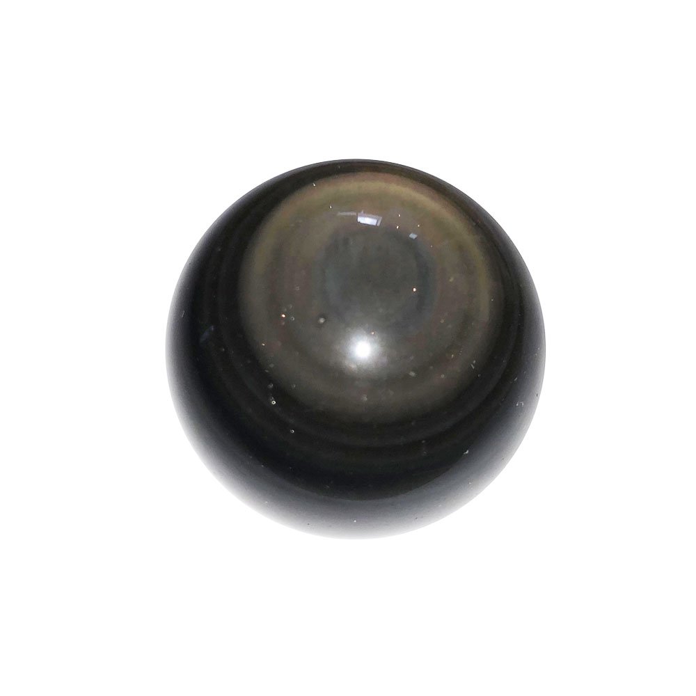 Sfera di Ossidiana dell'Occhio Celeste – 40 mm
