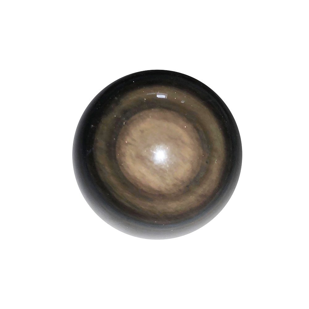 Sfera di Ossidiana dell'Occhio Celeste – 40 mm